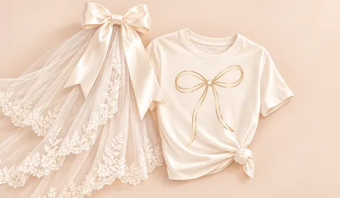 Pack EVJF thème Clean Girl / Bridal Chic — tenues chic personnalisées