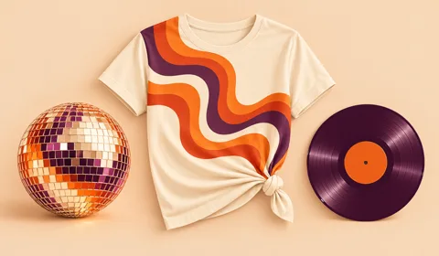 Pack EVJF / EVG thème Disco et Années 70 — t-shirts personnalisés
