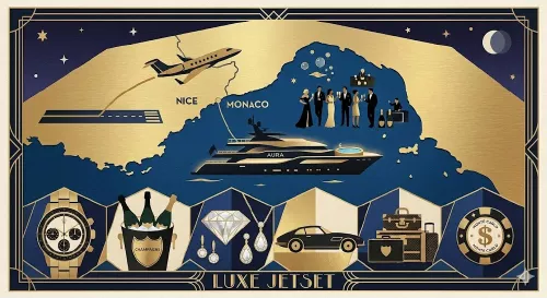 Ambiance luxe et jet-set